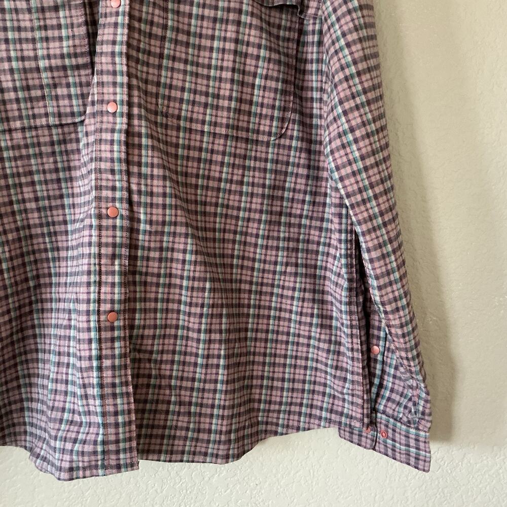 Patagonia Early Rise Stretch Long Sleeve Button Up Shirt Mauve Size XL women - Picture 9 of 12